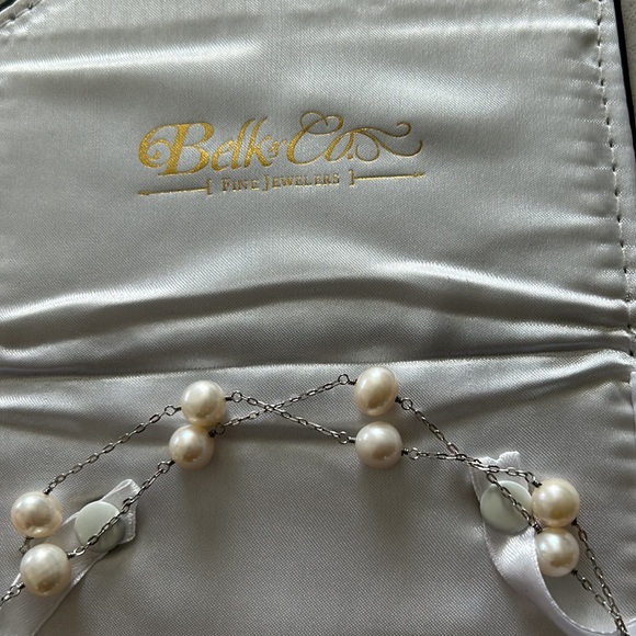 Stunning pearl strand in sterling silver NEW - Picture 2 of 3